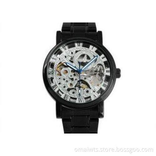Skeleton Mens Gift Automatic Sport Watch Wrist , Hand Wind